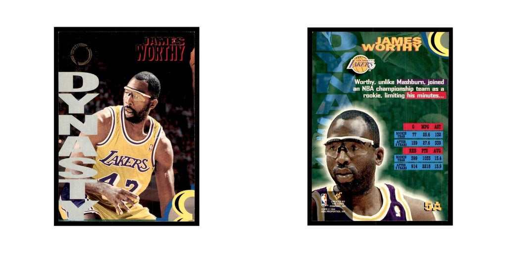 1994 Stadium Club James Worthy Basketball Cards #5A