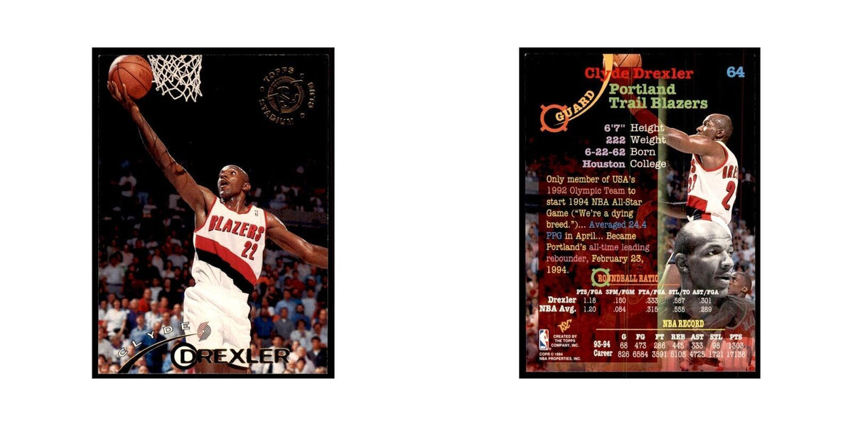 1994 Stadium Club Clyde Drexler Basketball Cards #64