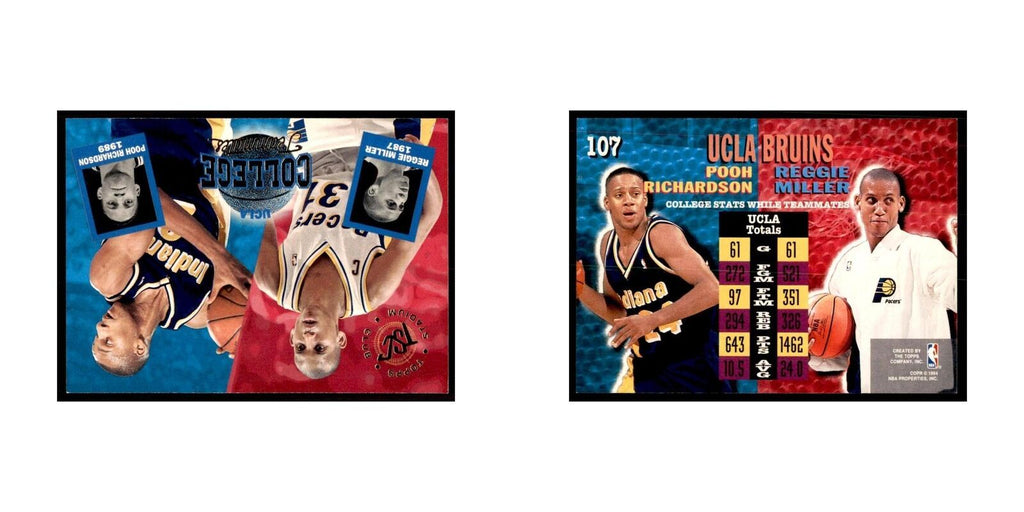 1994 Stadium Club Pooh Richardson/Reggie Miller Basketball Cards #107