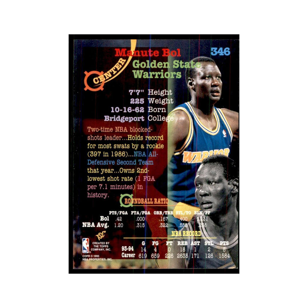 1994 Stadium Club Manute Bol Basketball Cards #346