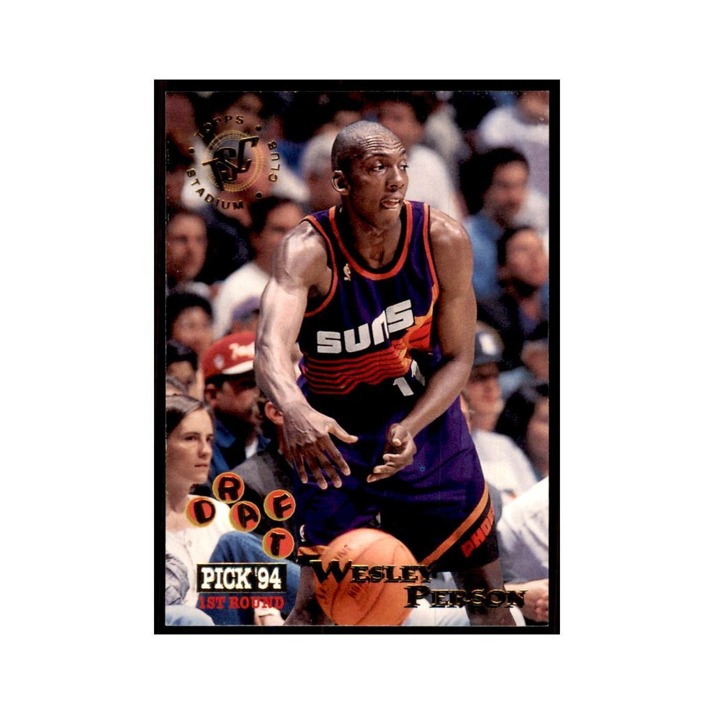 1994 Stadium Club Wesley Person Basketball Cards #320