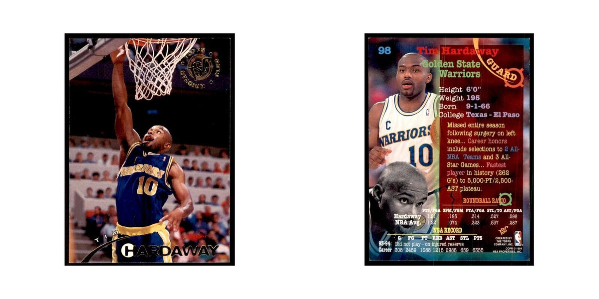 1994 Stadium Club Tim Hardaway Basketball Cards #98