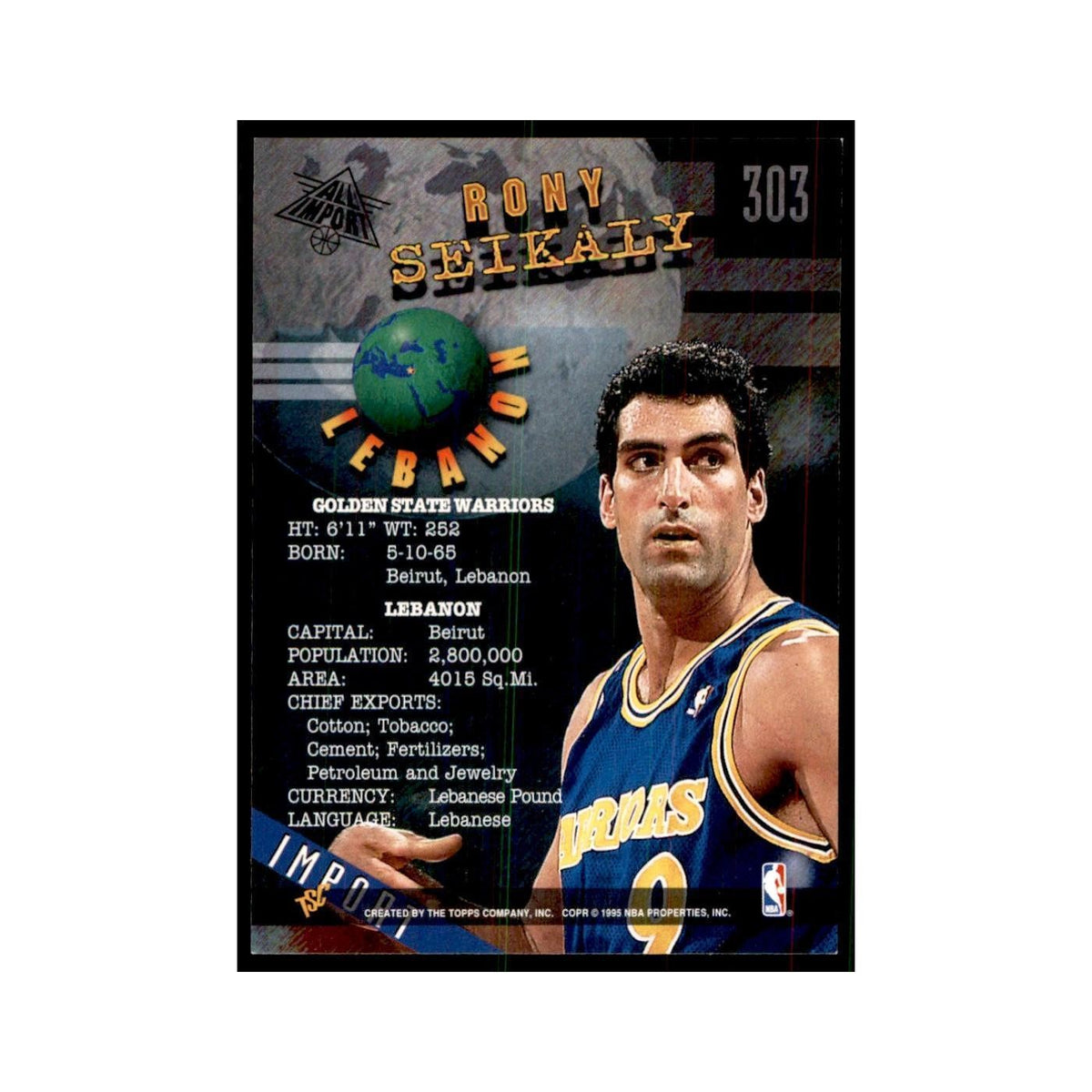 1994 Stadium Club Rony Seikaly Basketball Cards #303