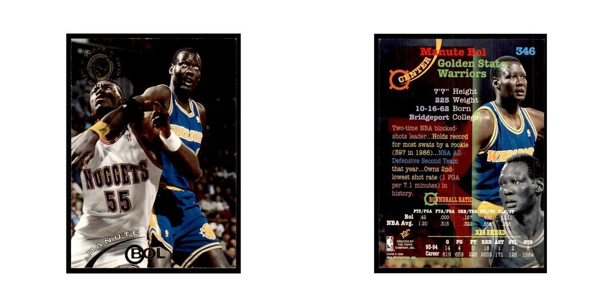 1994 Stadium Club Manute Bol Basketball Cards #346