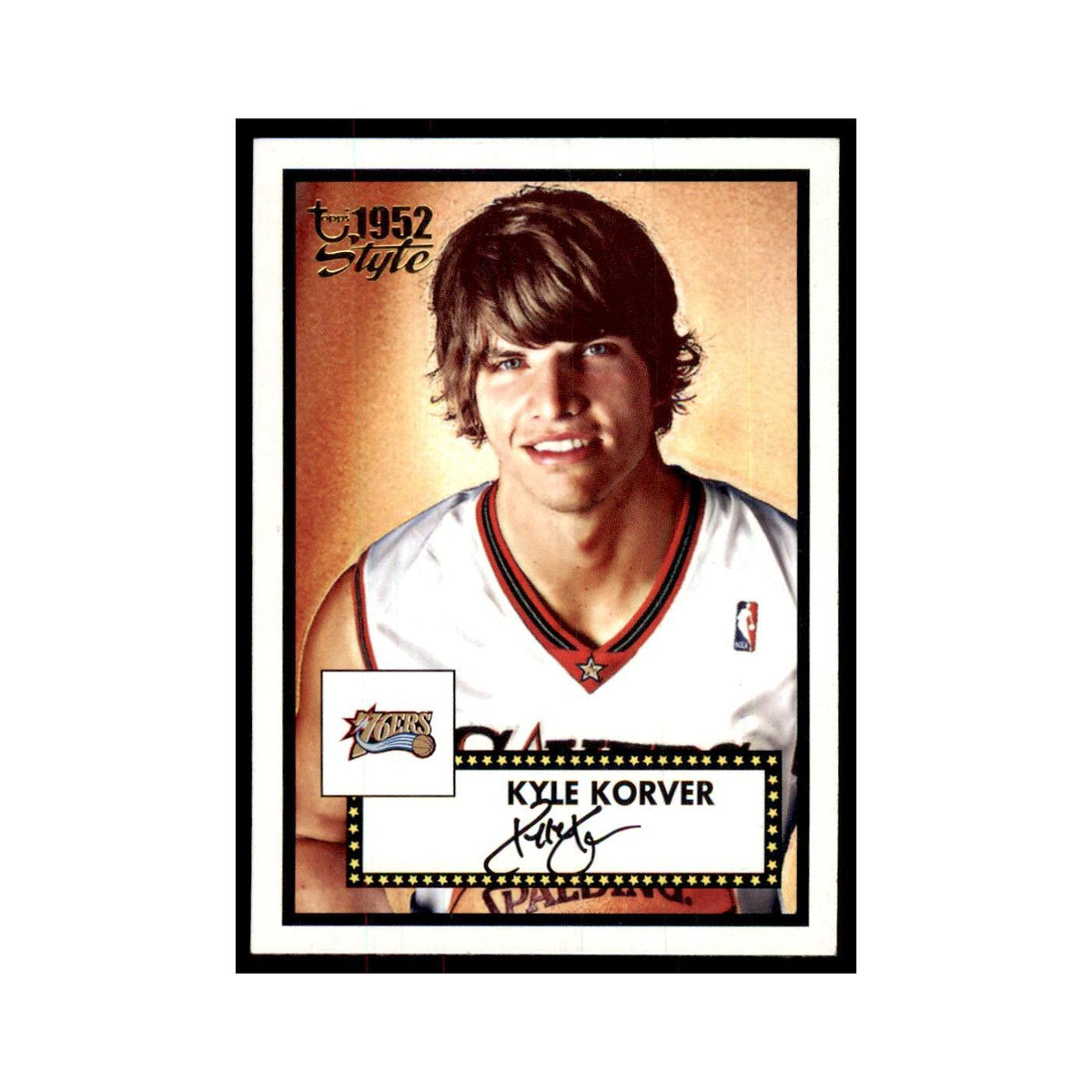 2005 Topps 1952 Style Kyle Korver 76ers #24