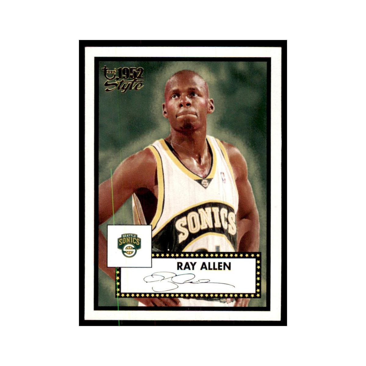 2005 Topps 1952 Style Ray Allen Seattle SuperSonics #31