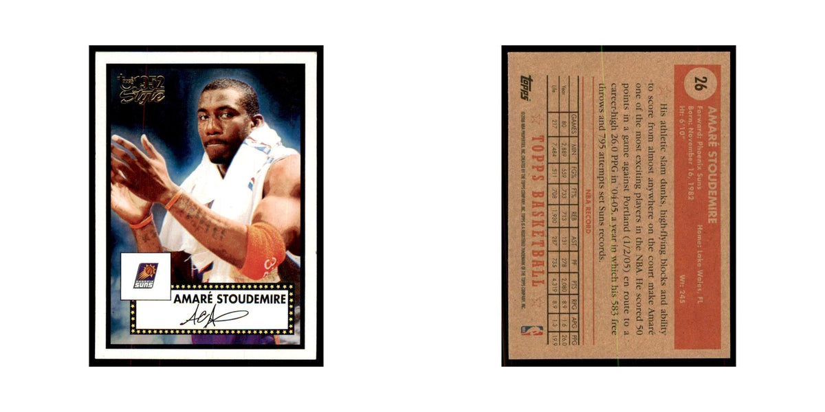 2005 Topps 1952 Style Amare Stoudemire Suns #26