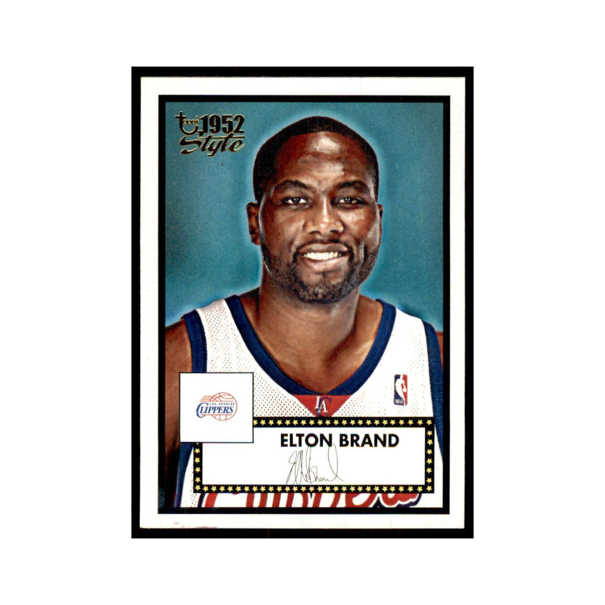 2006 Topps 1952 Style Elton Brand Clippers #9