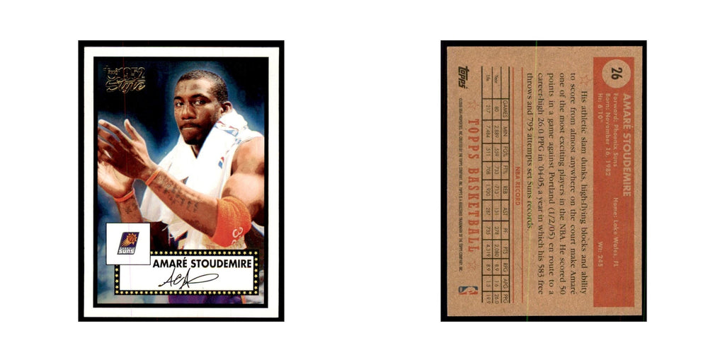 2005 Topps 1952 Style Amare Stoudemire Suns #26