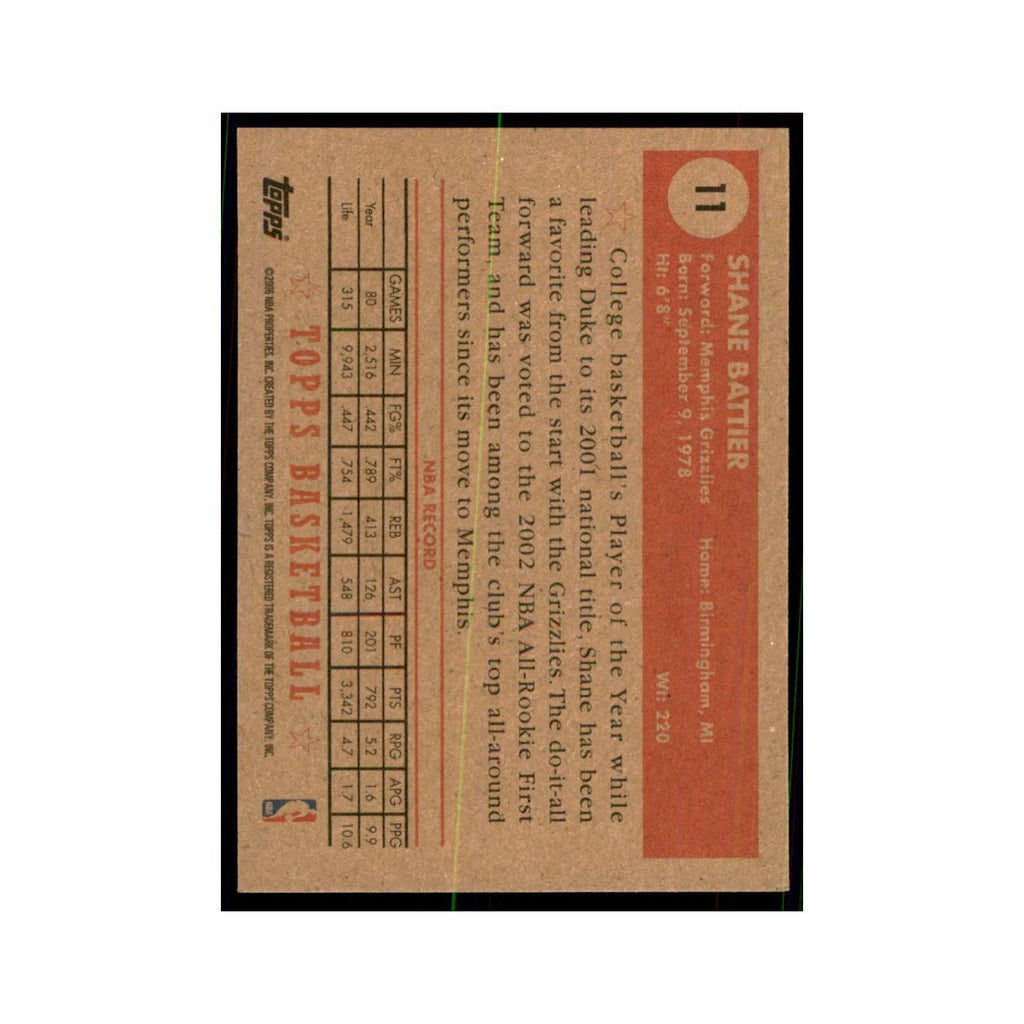 2006 Topps 1952 Style Shane Battier Rockets #11