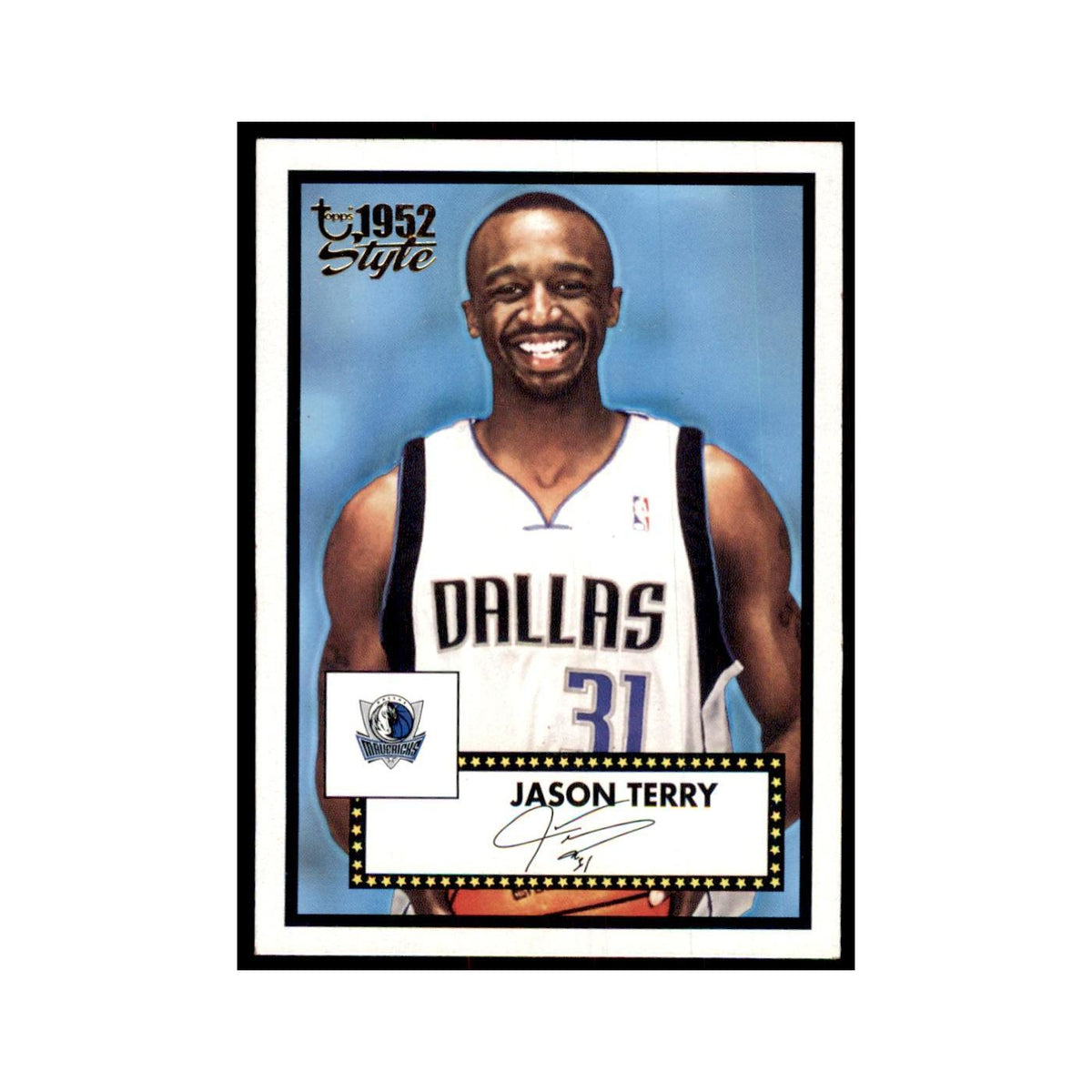 2005 Topps 1952 Style Jason Terry Mavericks #5