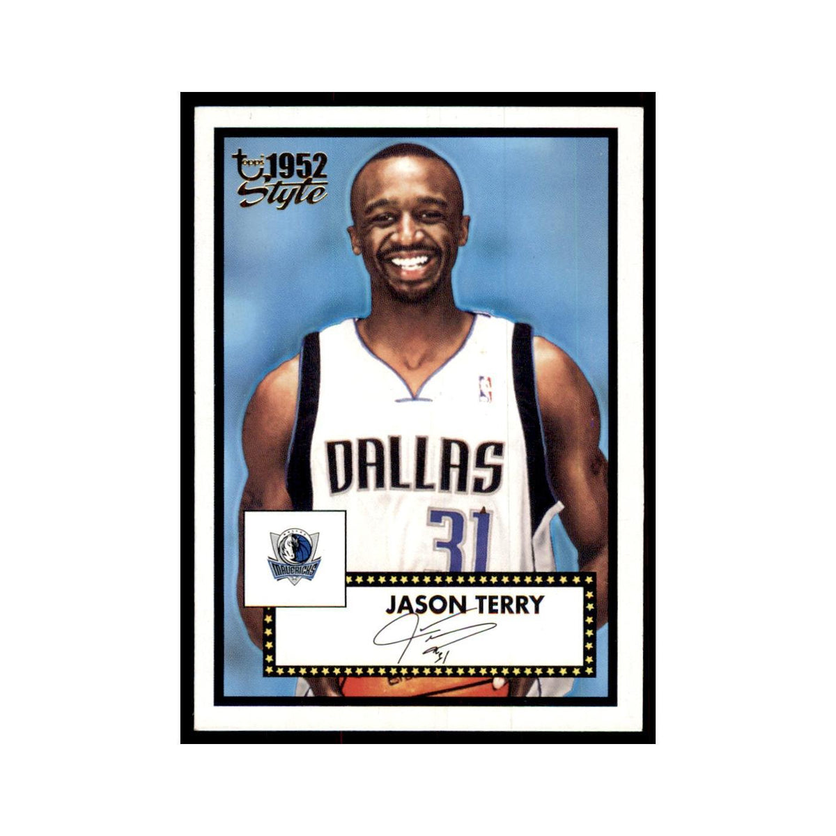 2005 Topps 1952 Style Jason Terry Mavericks #5