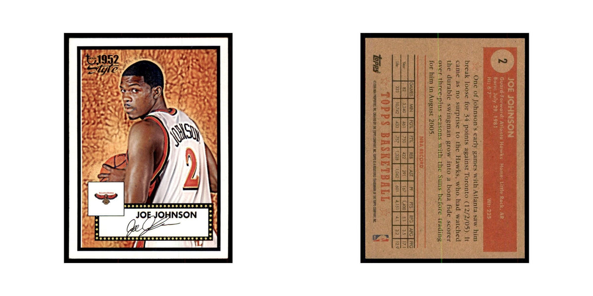 2006 Topps 1952 Style Joe Johnson Hawks #2