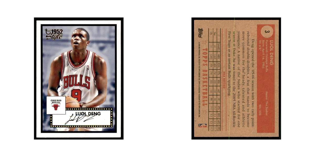 2005 Topps 1952 Style Luol Deng Bulls #3