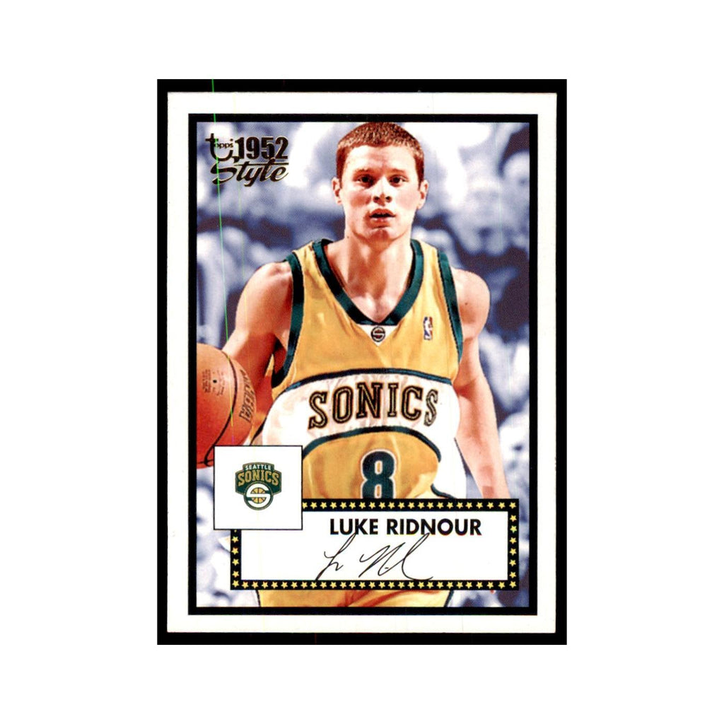 2005 Topps 1952 Style Luke Ridnour Seattle SuperSonics #32