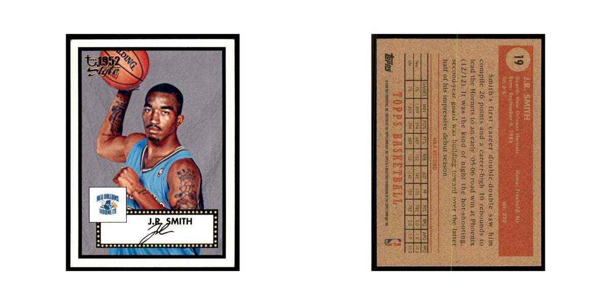 2005 Topps 1952 Style J.R. Smith New Orleans Hornets #19
