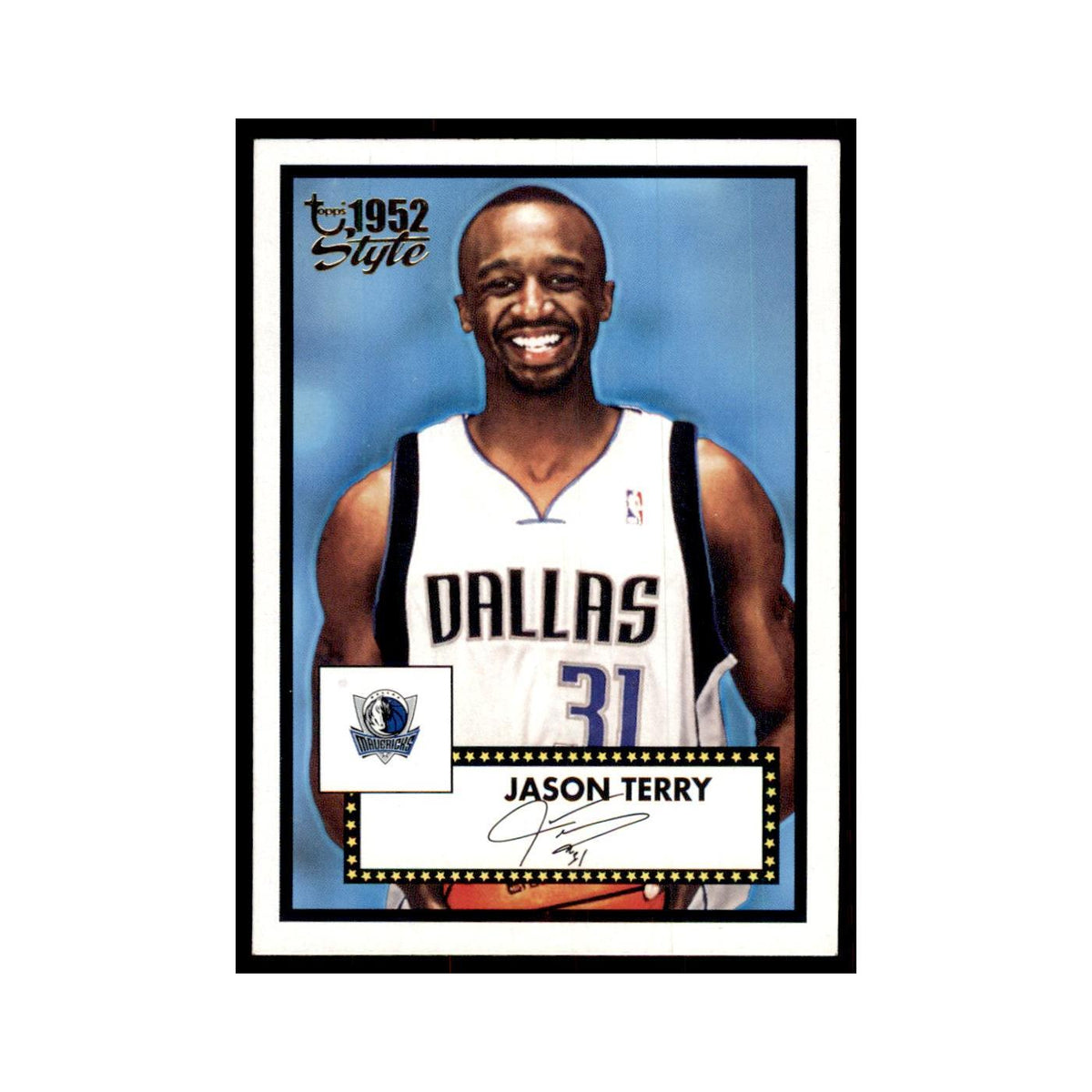 2005 Topps 1952 Style Jason Terry Mavericks #5