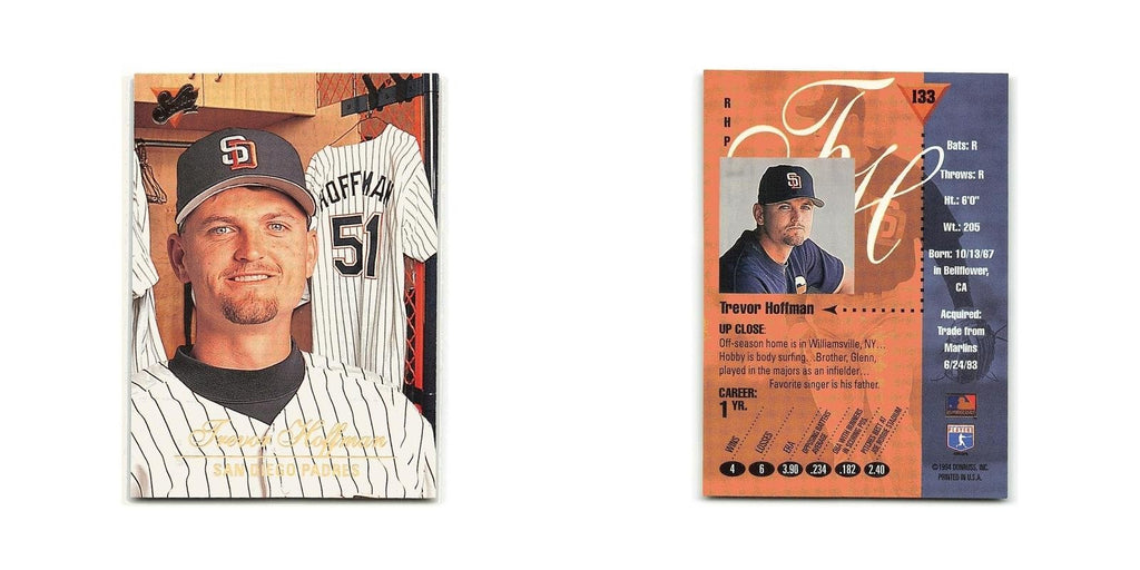 Trevor Hoffman 1994 Studio #133 San Diego Padres Baseball Card NM