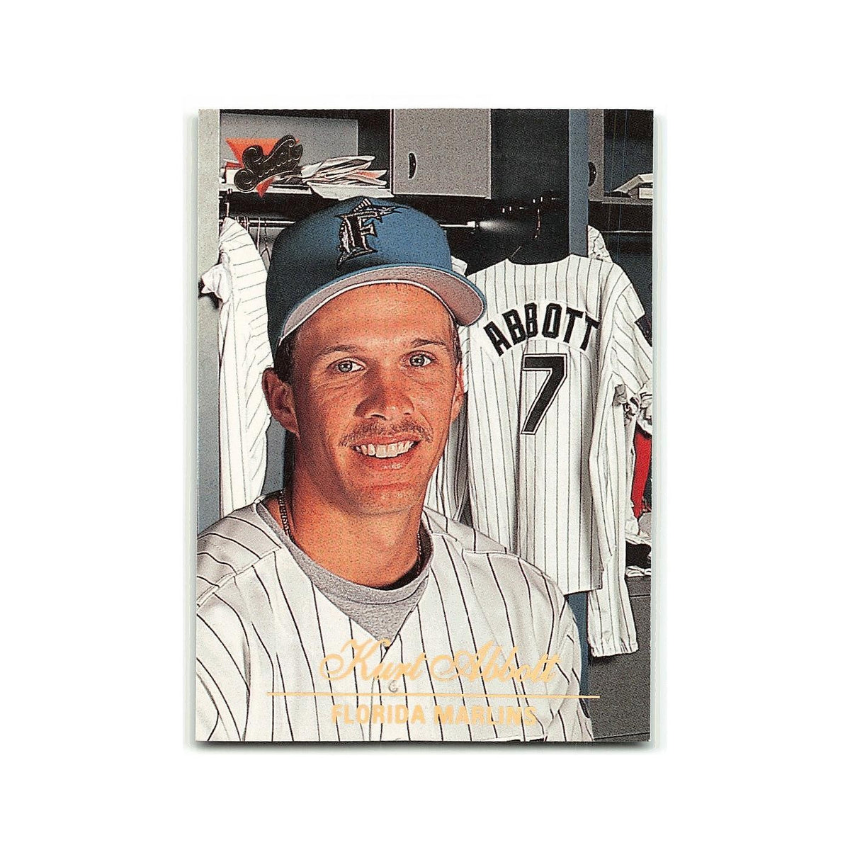 Kurt Abbott 1994 Studio #105 Florida Marlins Baseball Card NM