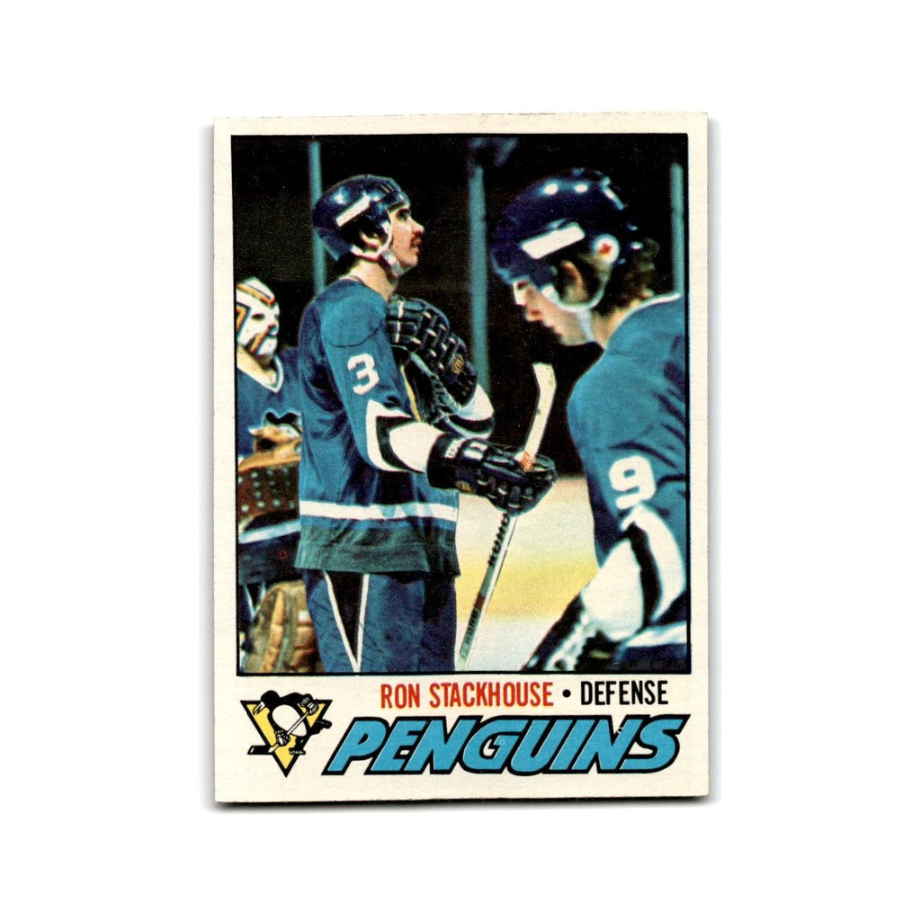 1977 Topps Ron Stackhouse Pittsburgh Penguins #157