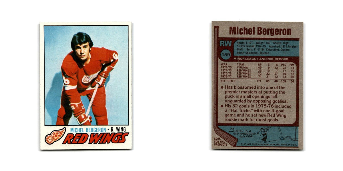 1977 Topps Michel Bergeron New York Islanders #159