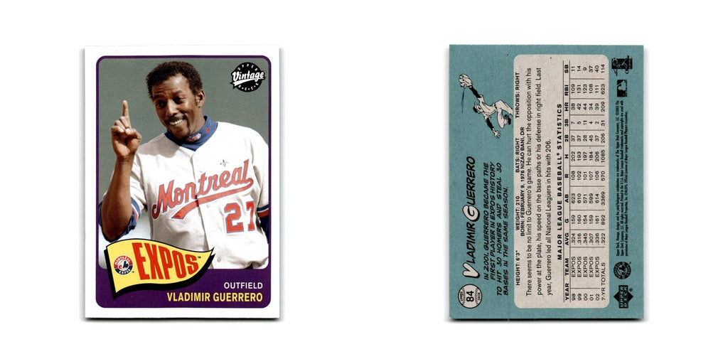 2003 Upper Deck Vintage Vladimir Guerrero Montreal Expos #84