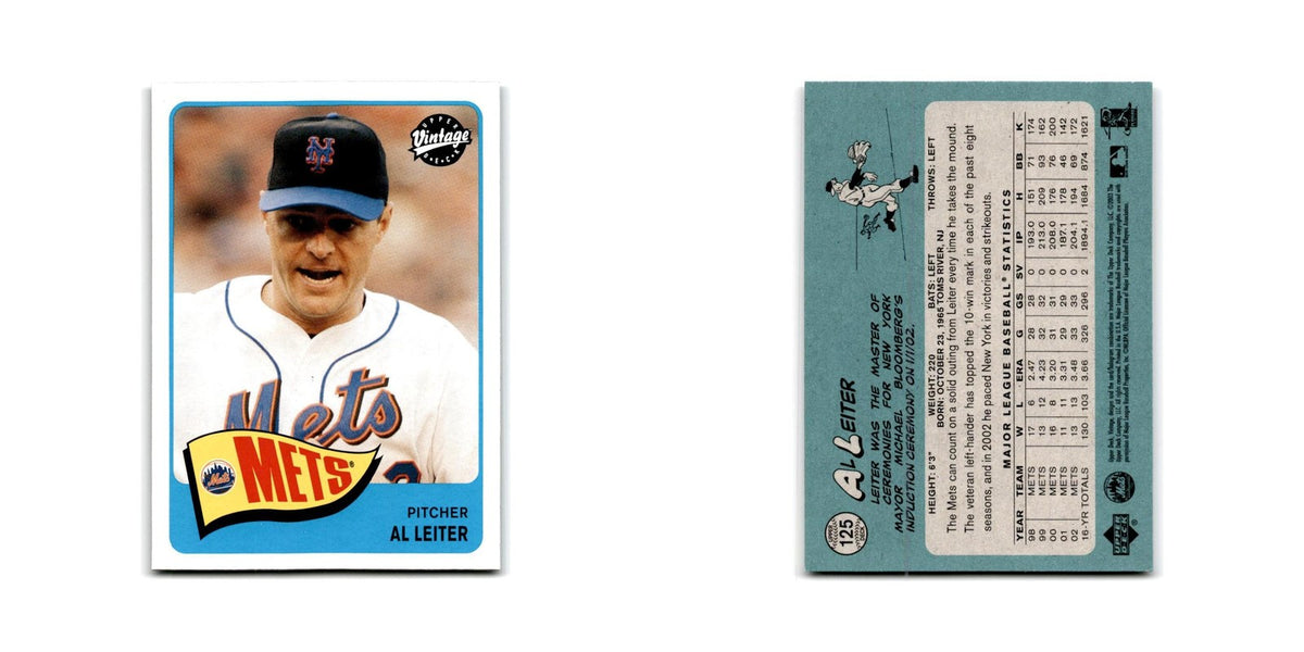 2003 Upper Deck Vintage Al Leiter Mets #125