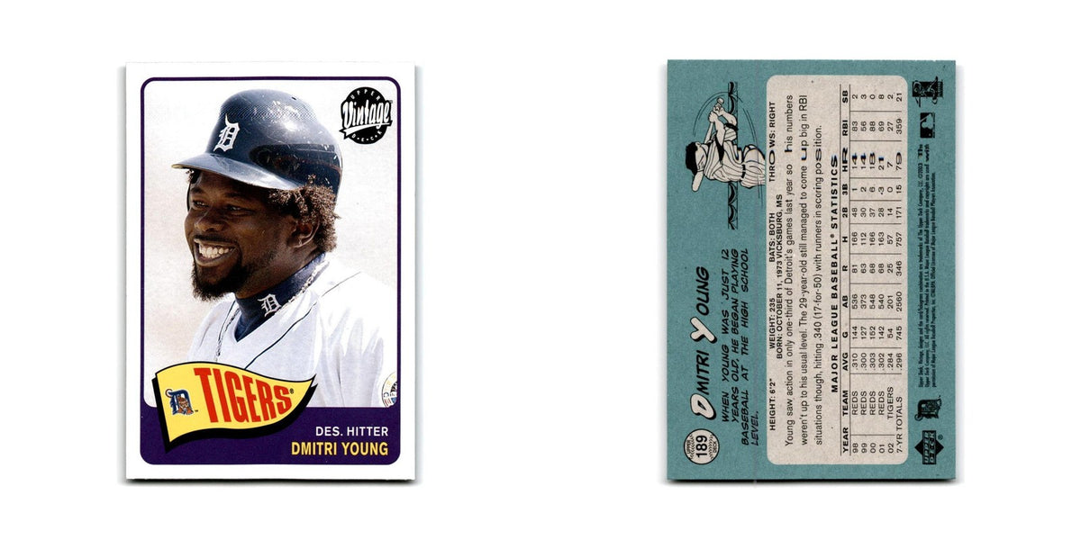 2003 Upper Deck Vintage Dmitri Young Tigers #189