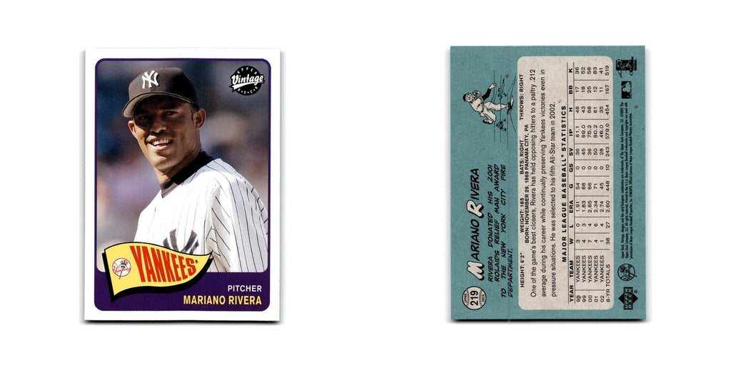 2003 Upper Deck Vintage Mariano Rivera Yankees #219