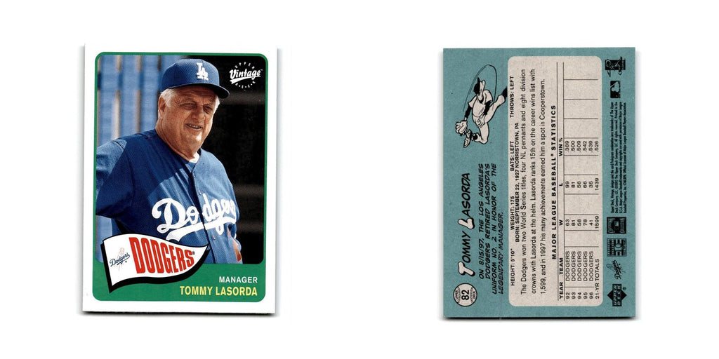 2003 Upper Deck Vintage Tommy Lasorda Dodgers #82