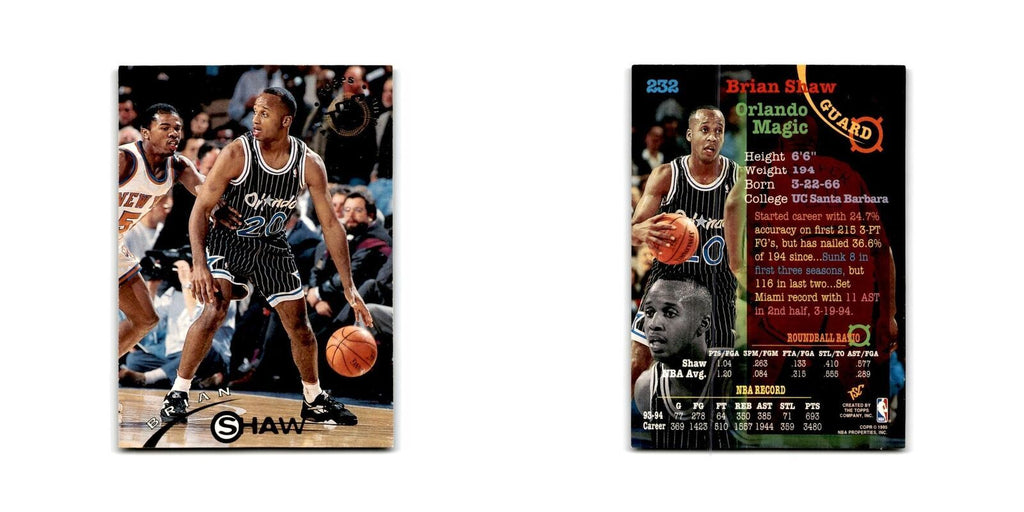1994 Topps Stadium Club Brian Shaw Magic #232