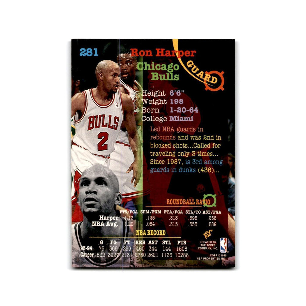1994 Topps Stadium Club Ron Harper Bulls #281