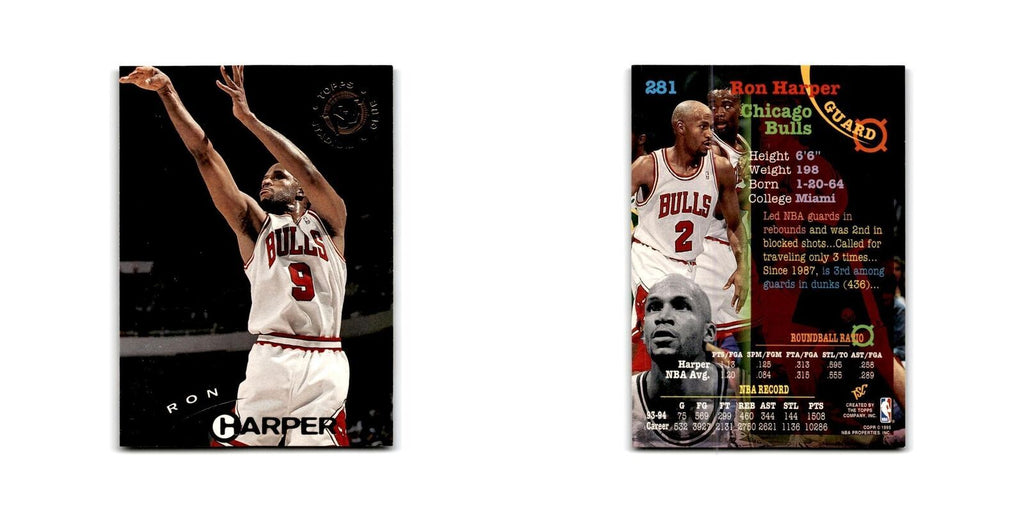 1994 Topps Stadium Club Ron Harper Bulls #281