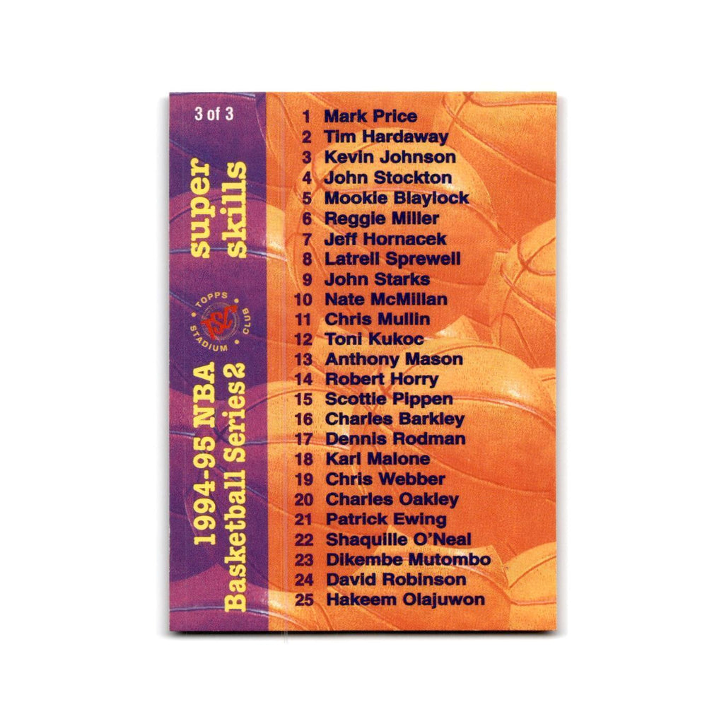 1994 Topps Stadium Club Team of the future Checklist #3