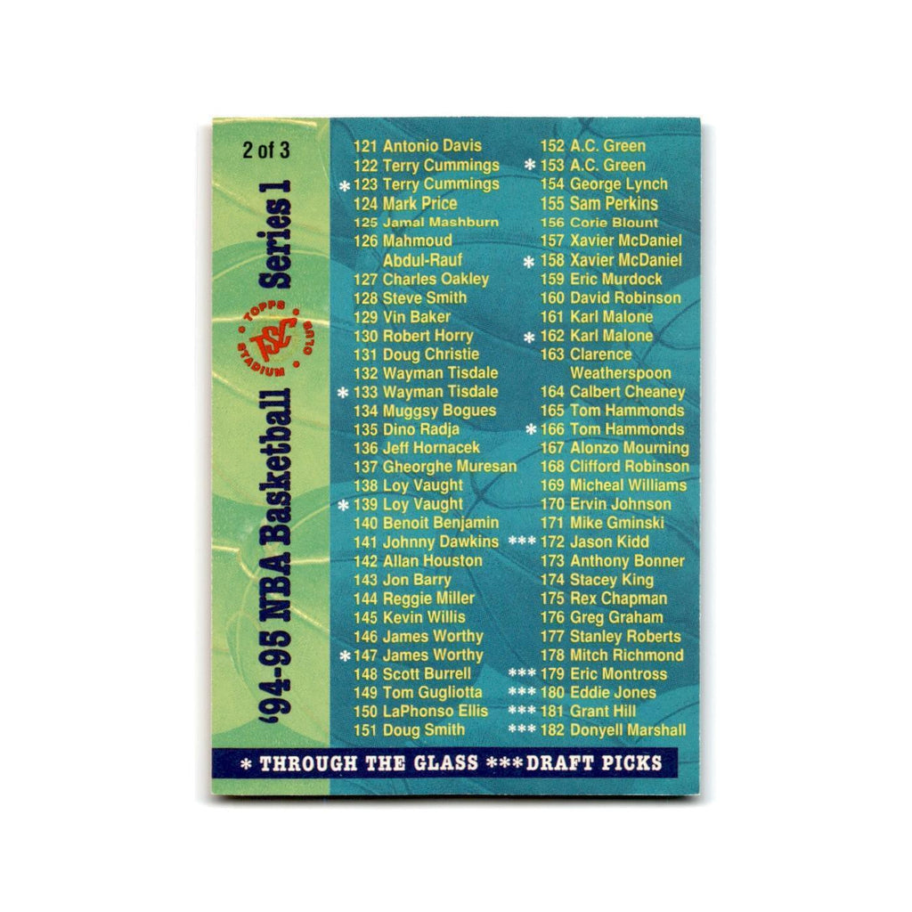 1994 Topps Stadium Club Series 1 Checklist #2