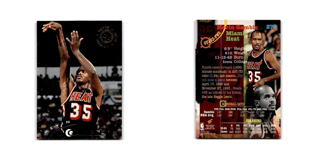 1994 Topps Stadium Club Kevin Gamble Heat #274