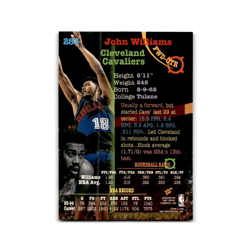 1994 Topps Stadium Club John Williams Cavaliers #283