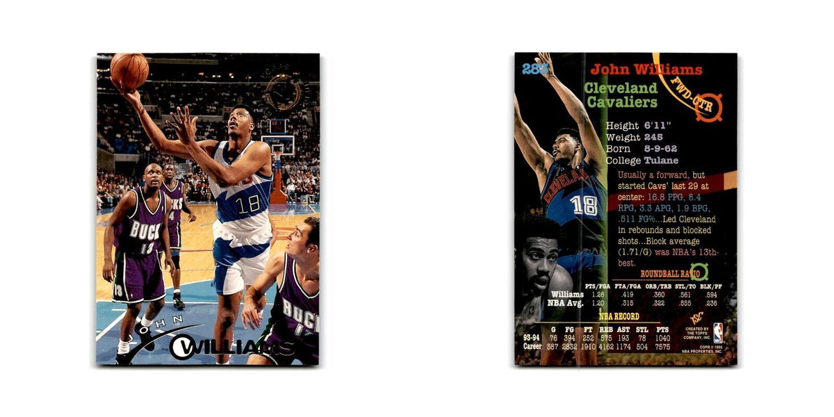 1994 Topps Stadium Club John Williams Cavaliers #283