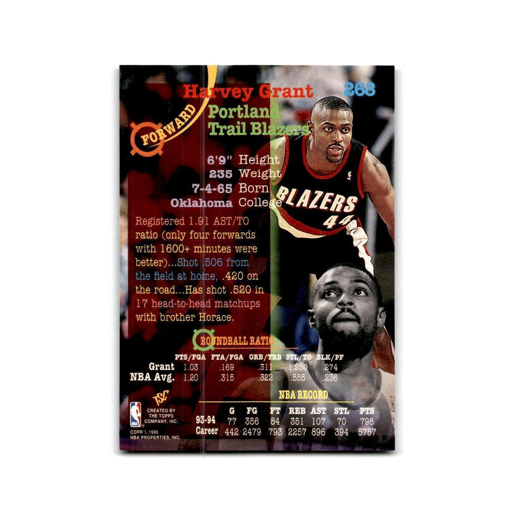 1994 Topps Stadium Club Harvey Grant Blazers #268