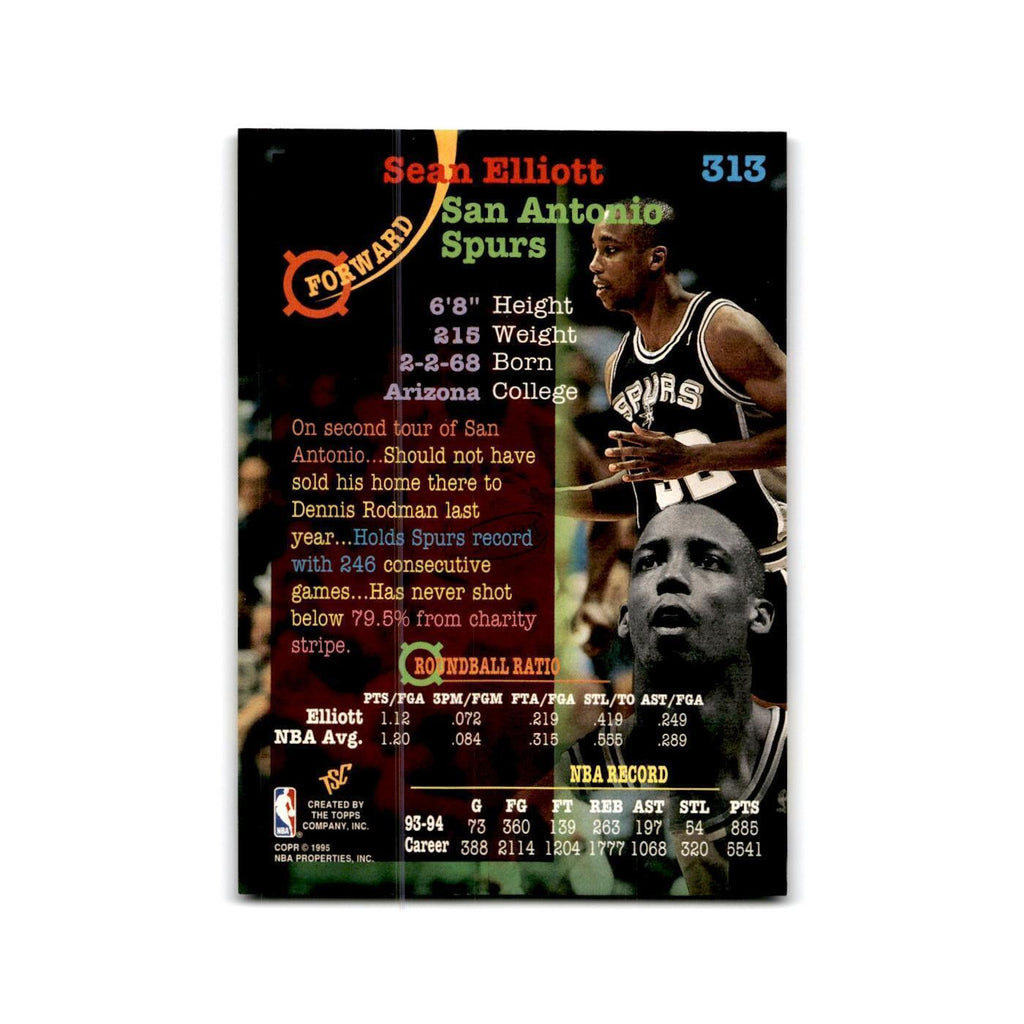 1994 Topps Stadium Club Sean Elliott Spurs #313