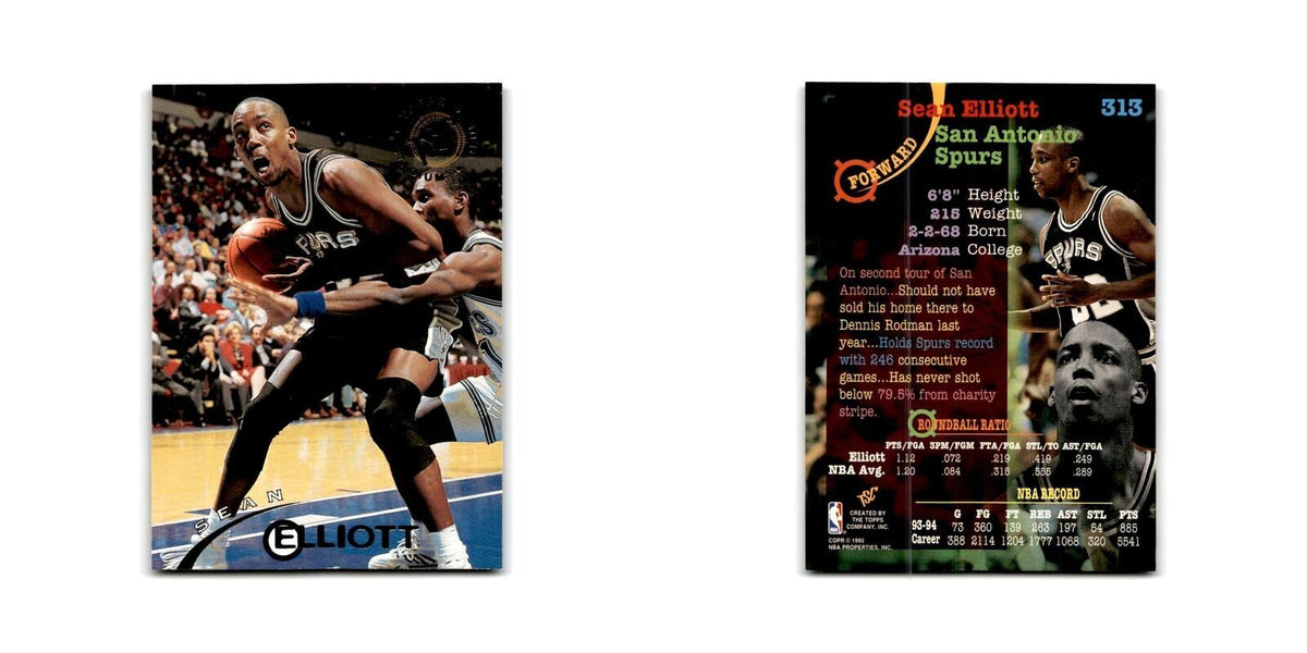 1994 Topps Stadium Club Sean Elliott Spurs #313