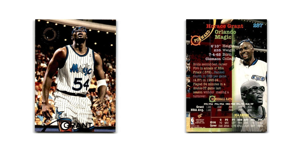 1994 Topps Stadium Club Horace Grant Magic #287