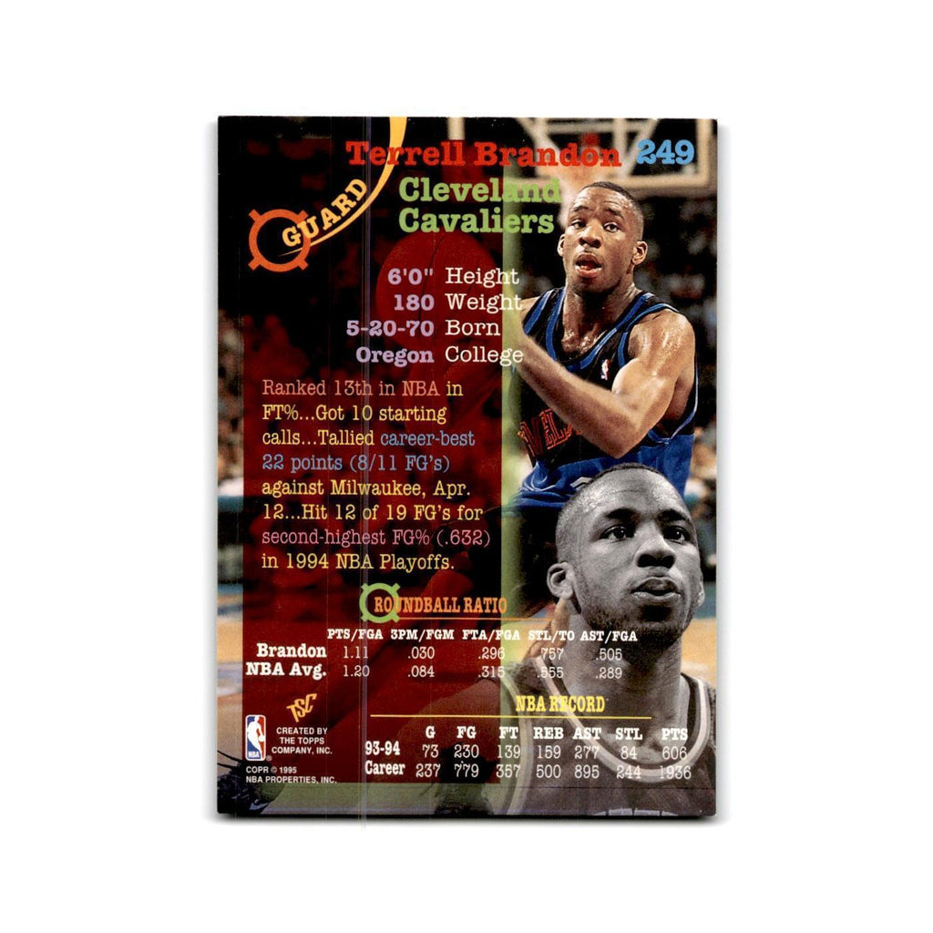 1994 Topps Stadium Club Terrell Brandon Cavaliers #249