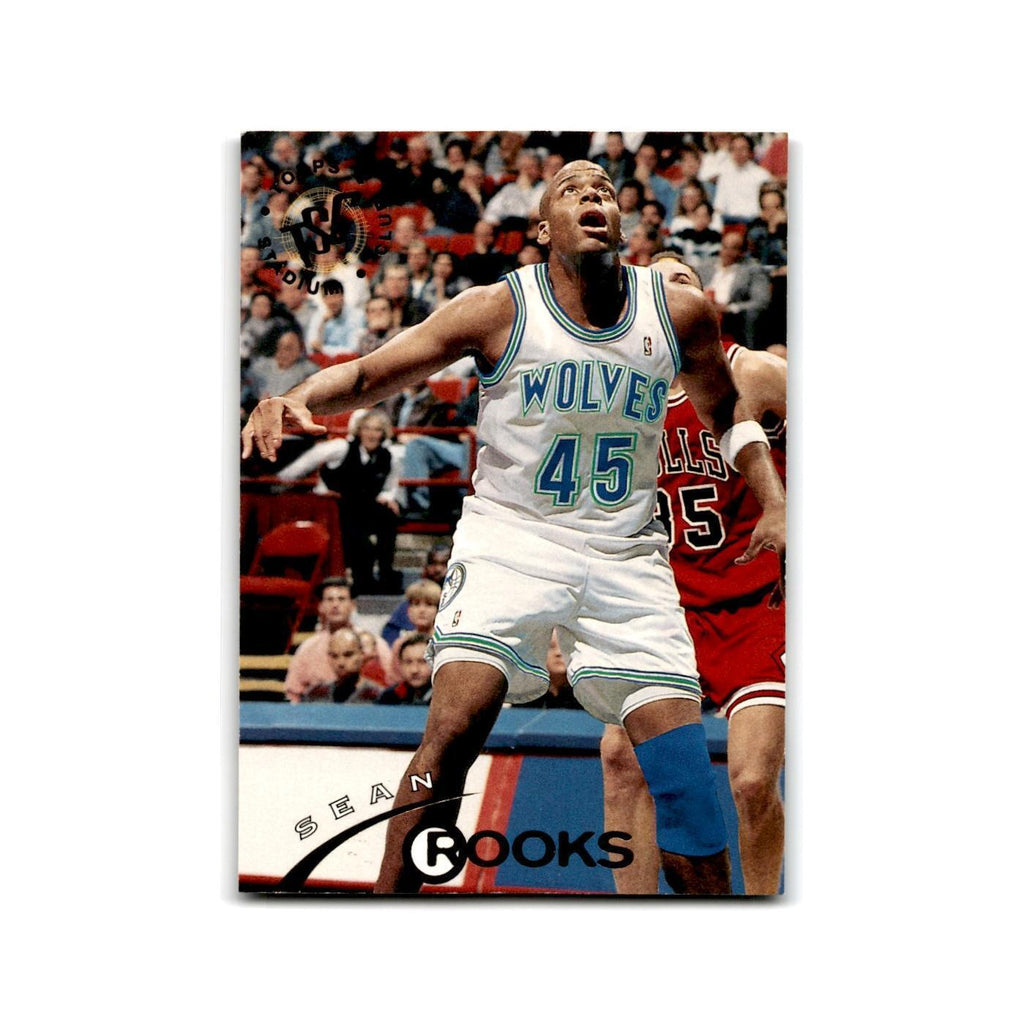 1994 Topps Stadium Club Sean Rooks Timberwolves #314