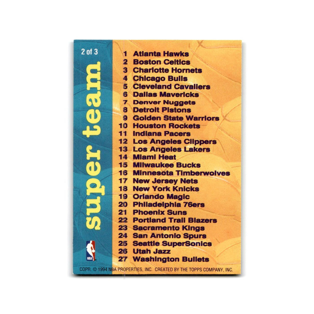 1994 Topps Stadium Club Series 1 Checklist #2