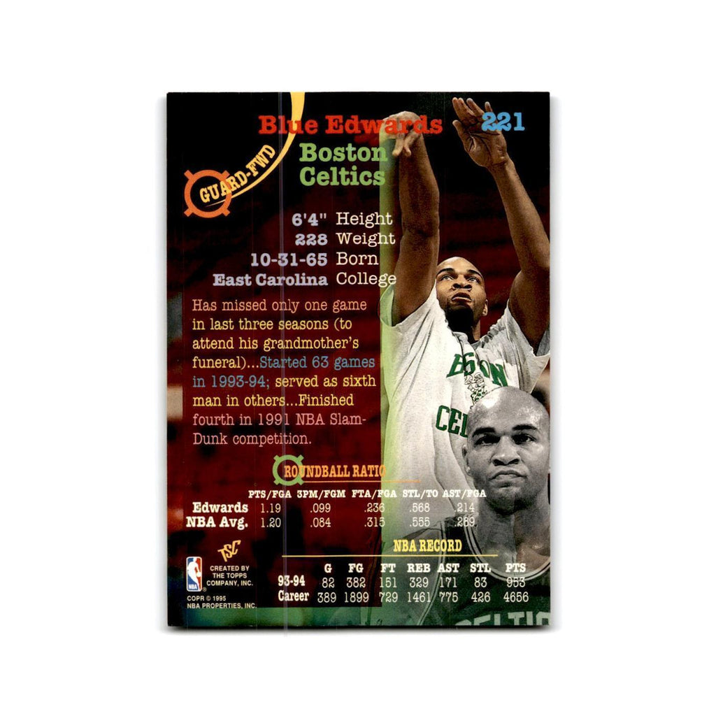 1994 Topps Stadium Club Blue Edwards Celtics #221