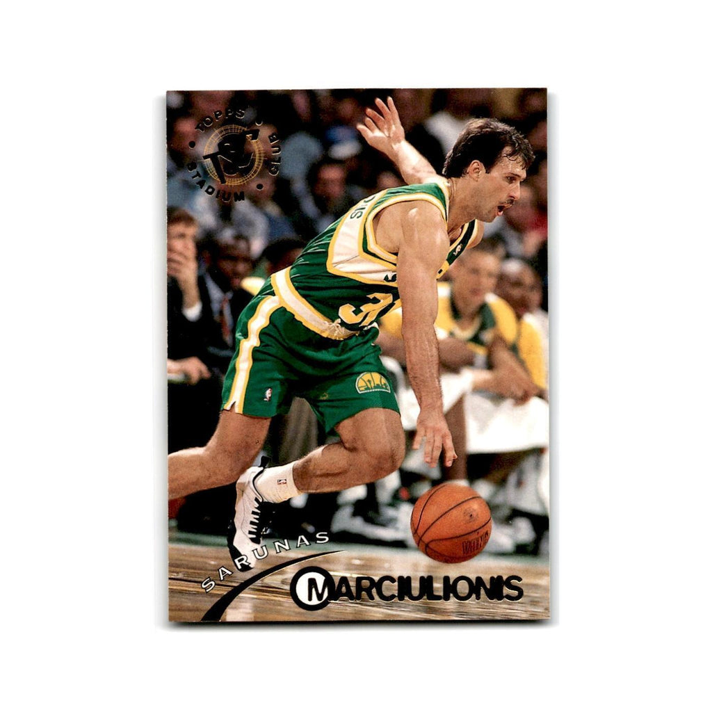 1994 Topps Stadium Club Sarunas Marciulionis Seattle SuperSonics #273