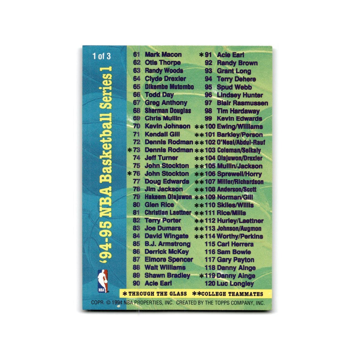 1994 Topps Stadium Club Series 1 Magic #1