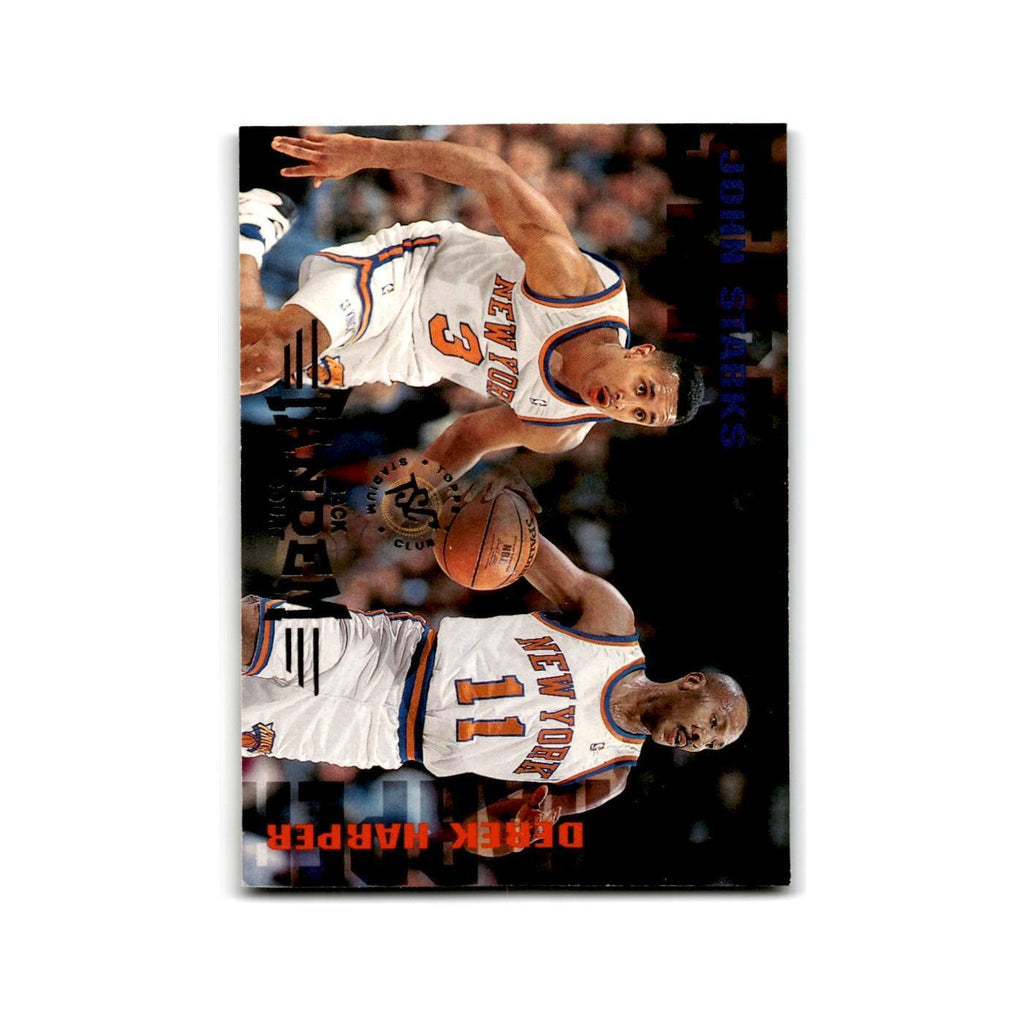 1994 Topps Stadium Club John Starks Derek Harper Knicks #226