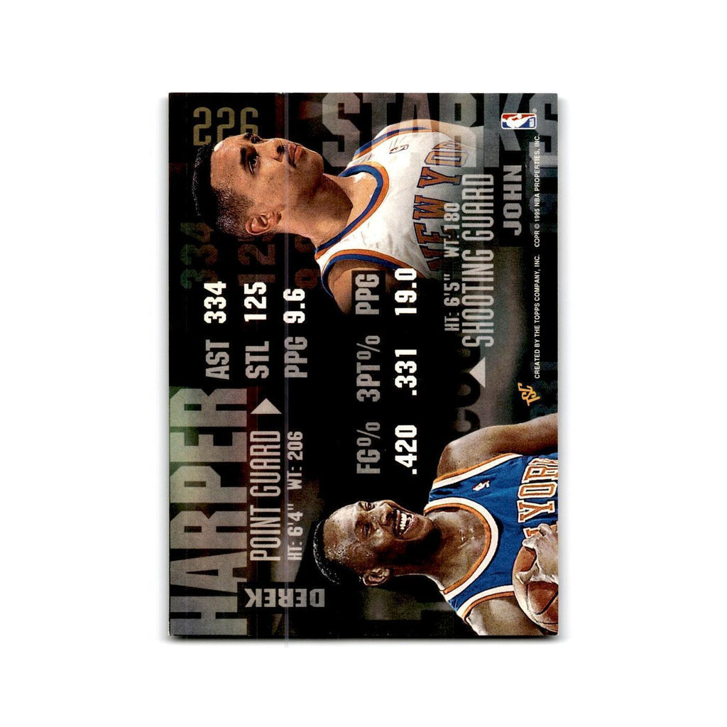 1994 Topps Stadium Club John Starks Derek Harper Knicks #226